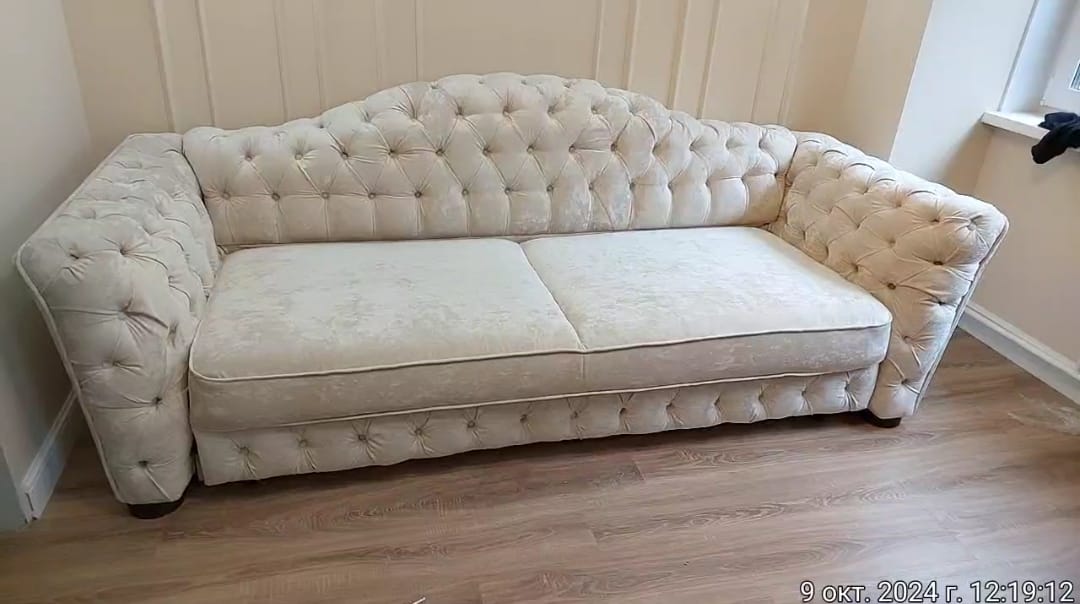 Замена обивки дивана на дому. Каспийск