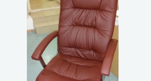 Обтяжка офисного кресла. Каспийск